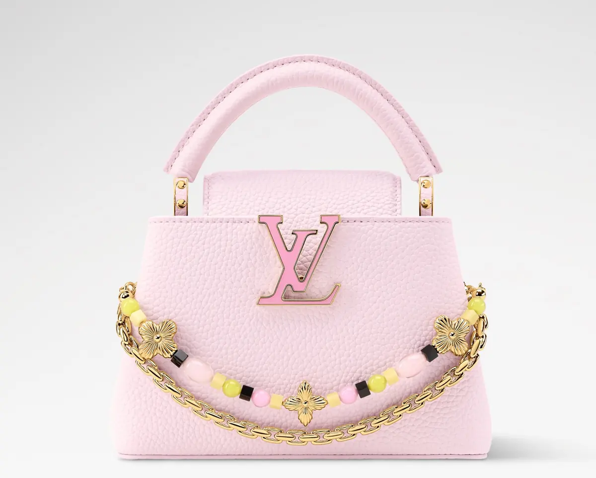 LV Style Beige Leather Top Handle Bag style reference detail image 1 from source 787703