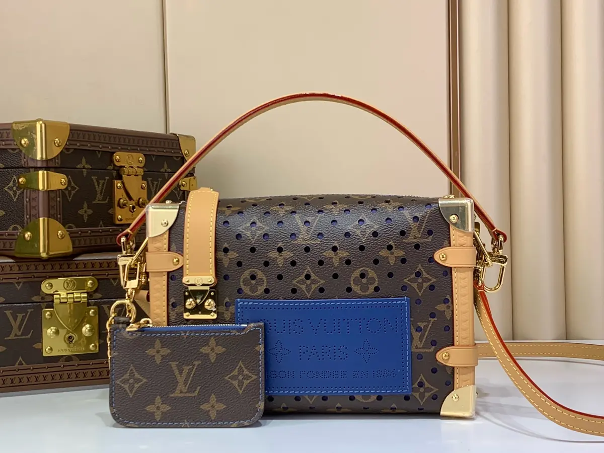 LV Style Beige Leather Top Handle Bag style reference detail image 2 from source 787707