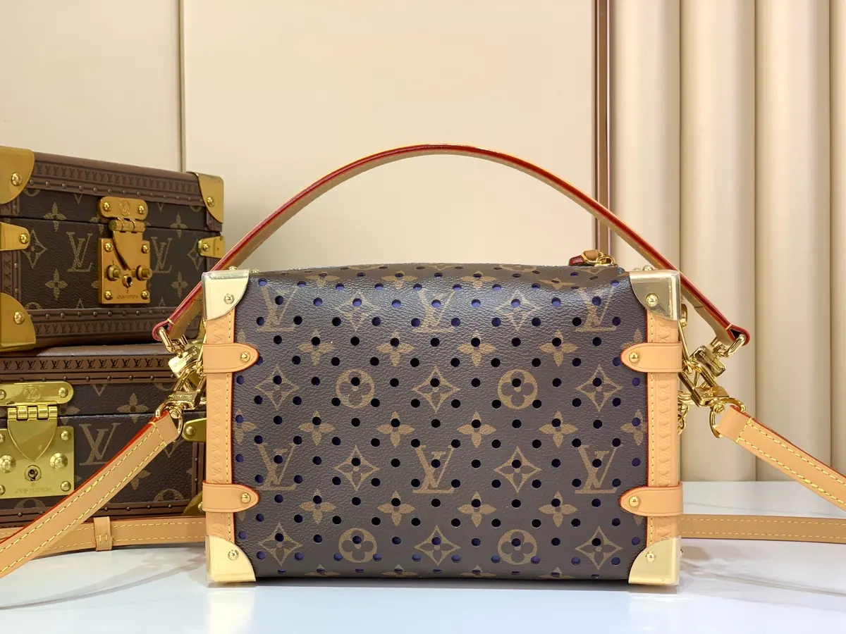 LV Style Beige Leather Top Handle Bag style reference detail image 4 from source 787707