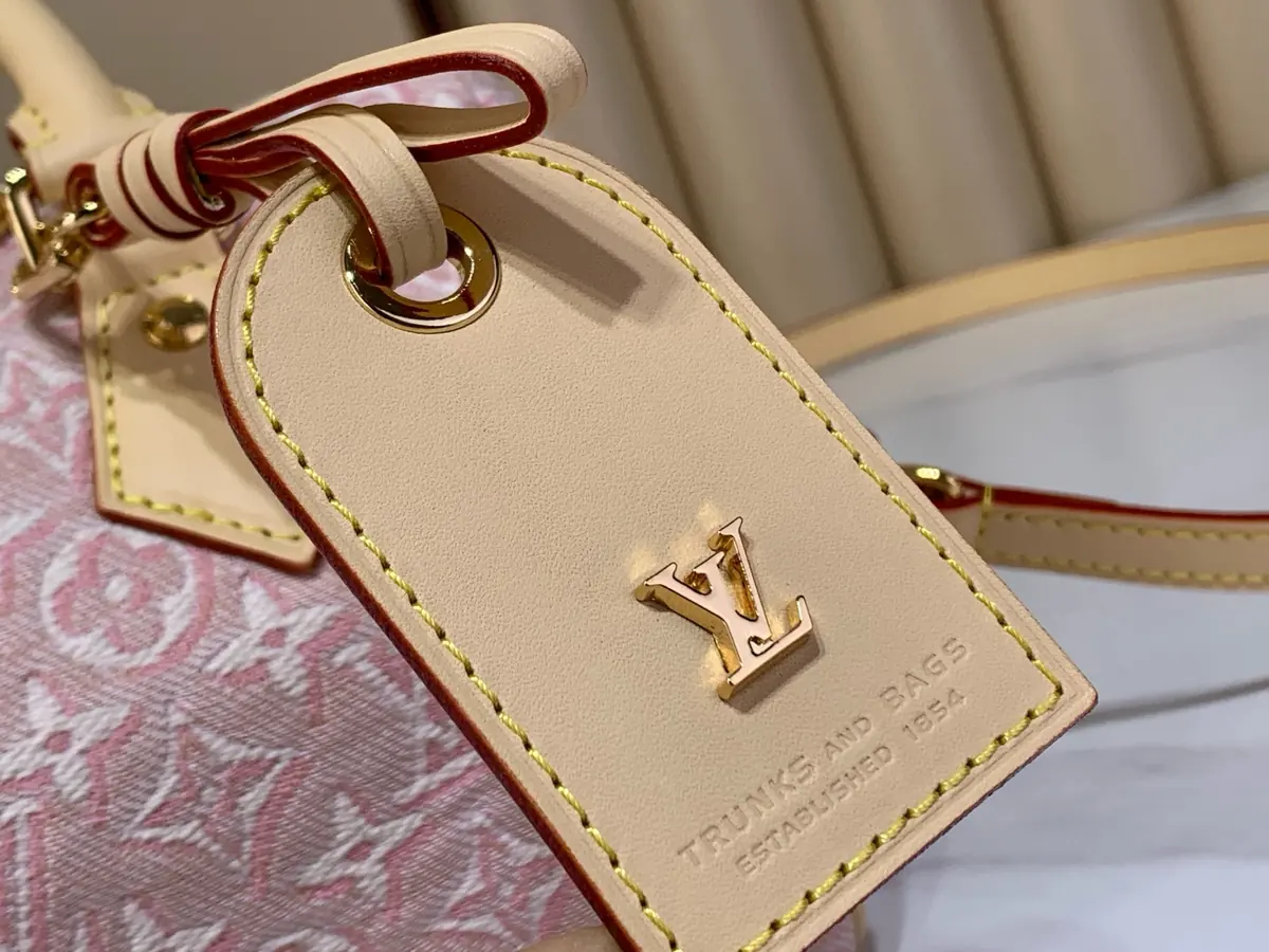 LV Style Beige Leather Top Handle Bag style reference detail image 7 from source 787723