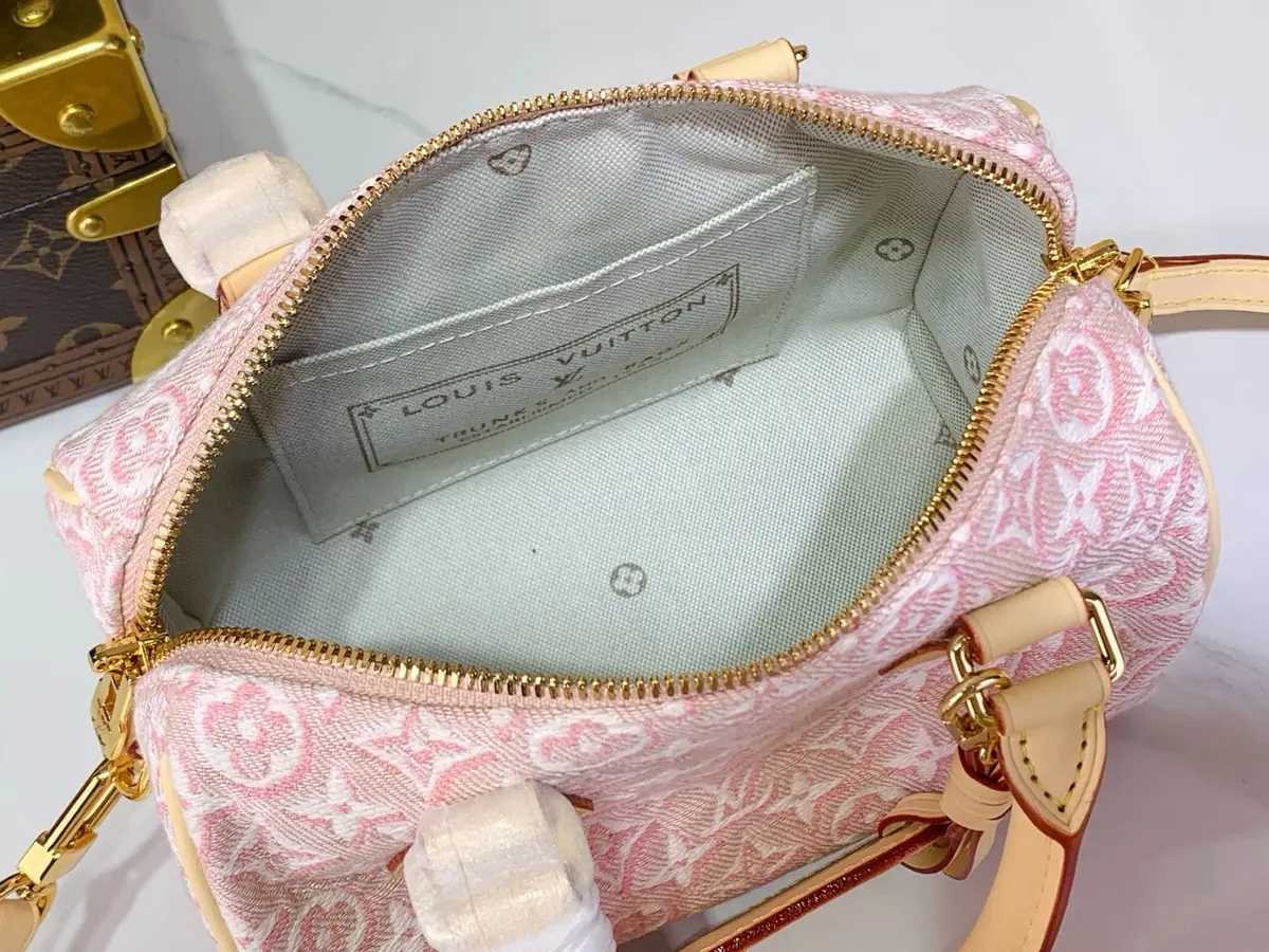 LV Style Beige Leather Top Handle Bag style reference detail image 9 from source 787723