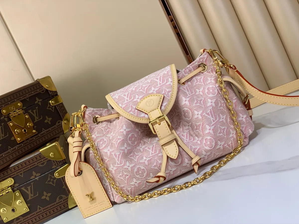 LV Style Beige Leather Top Handle Bag style reference detail image 1 from source 787724
