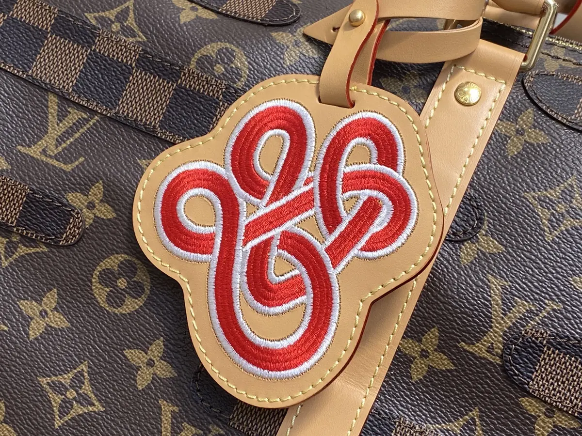 LV Style Beige Leather Travel Bag Bags Travel Bag detail image 5 from source 738339
