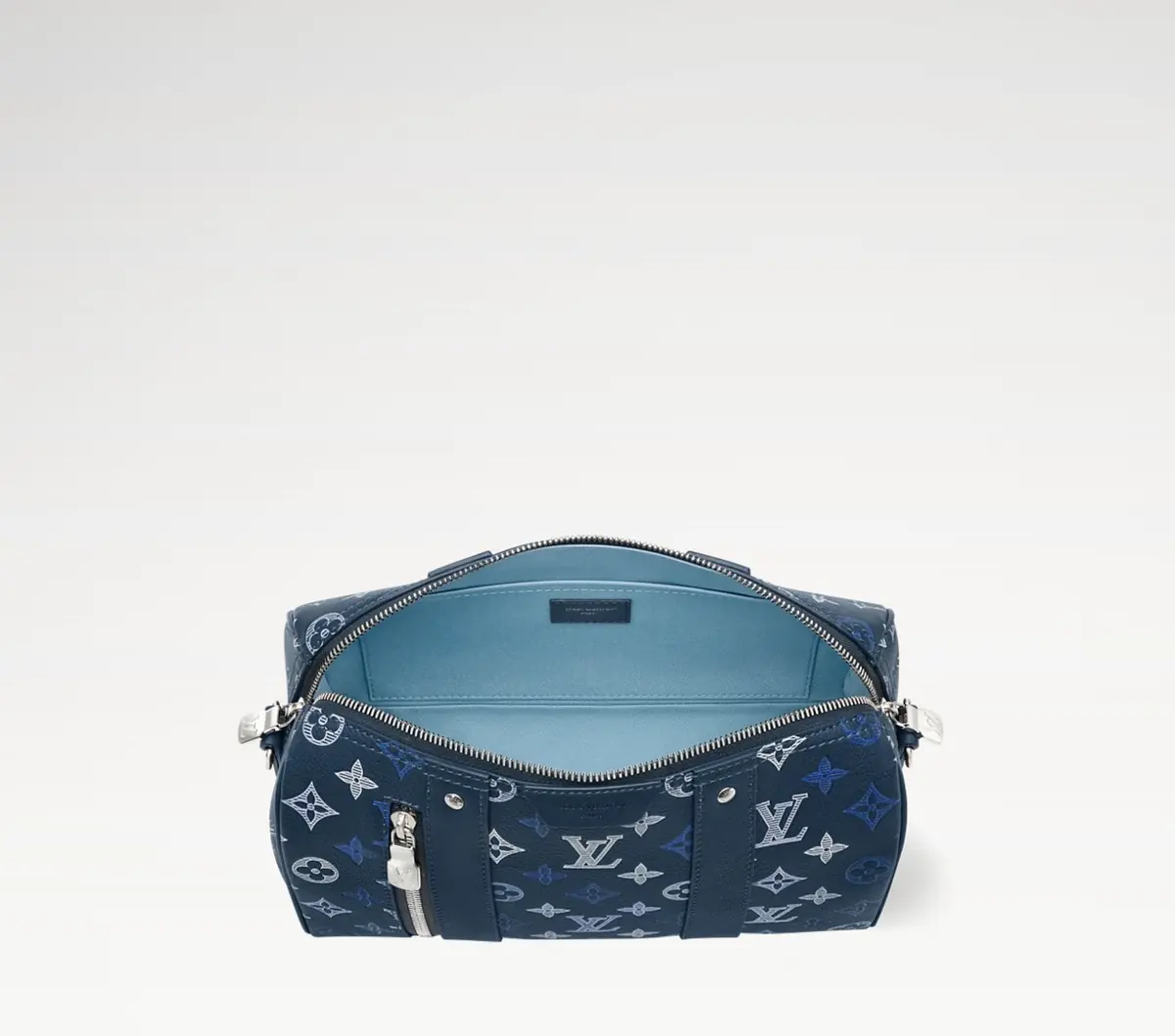 LV Style Beige Leather Travel Bag Lookbook Reference image 3