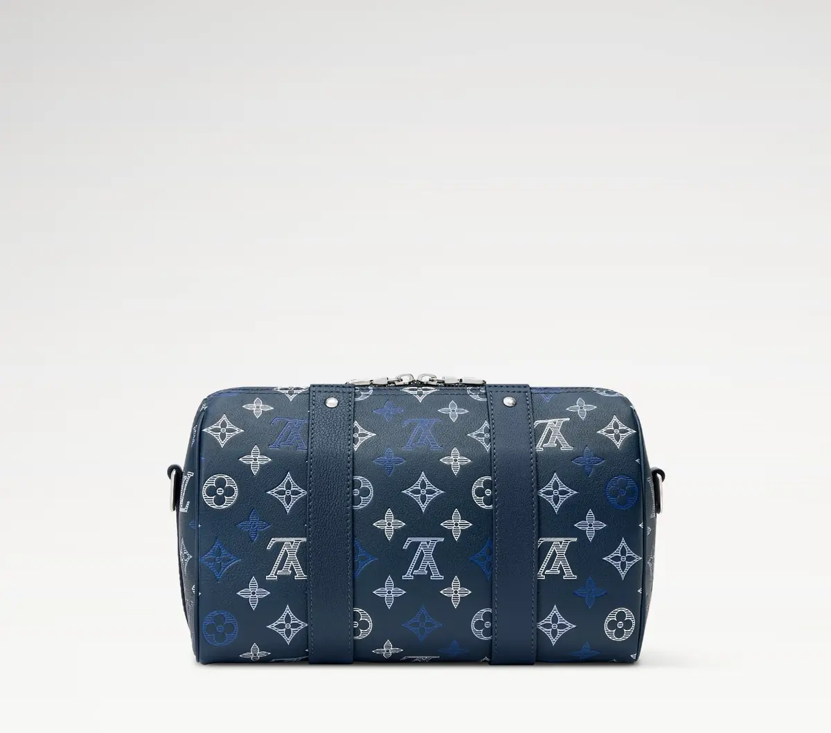 LV Style Beige Leather Travel Bag Lookbook Reference image 4