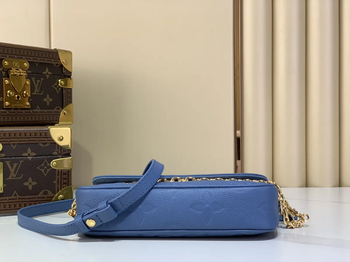 LV Style Beige Leather Wallet Lookbook Reference image 4