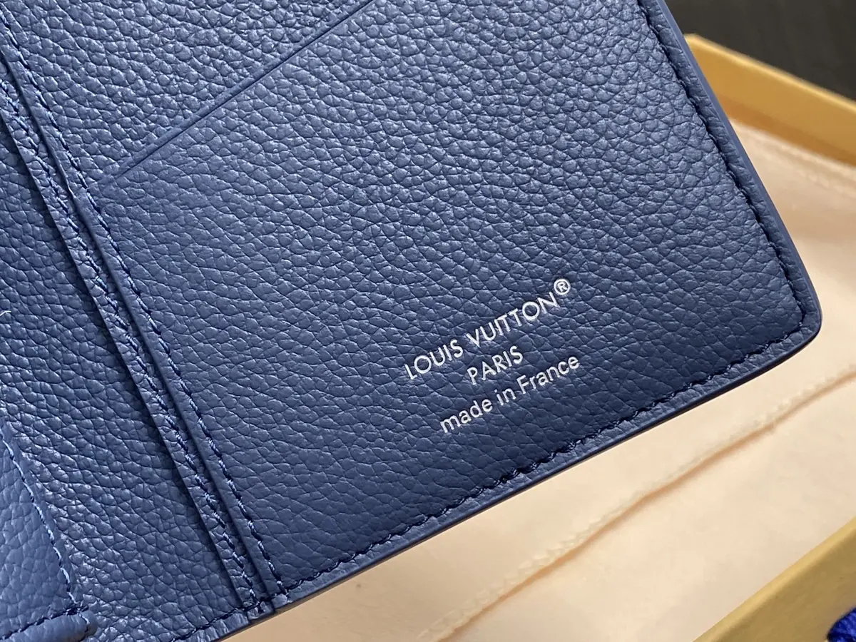 LV Style Beige Leather Wallet Lookbook Reference image 2