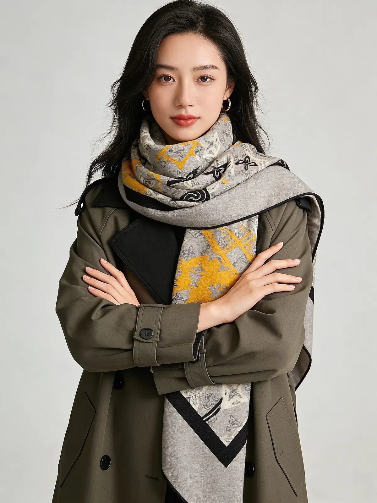LV Style Beige Shoulder Bag Lookbook Reference image 1