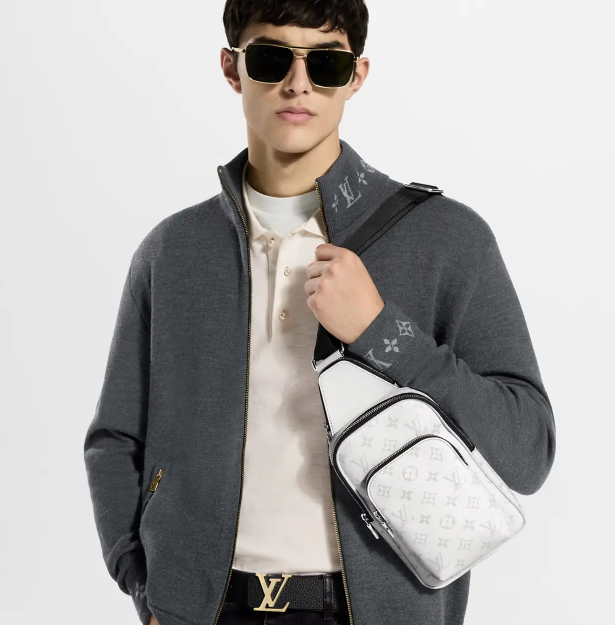 LV Style Black Leather Bag Lookbook Reference image 5