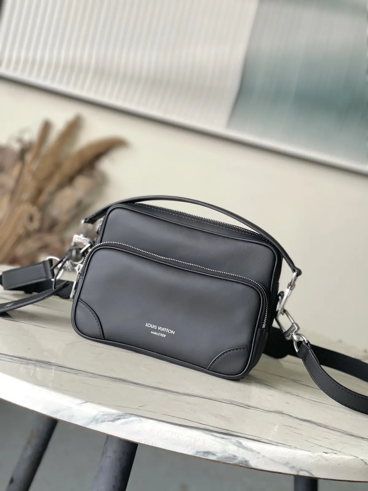 LV Style Black Leather Bag Lookbook Reference image 1