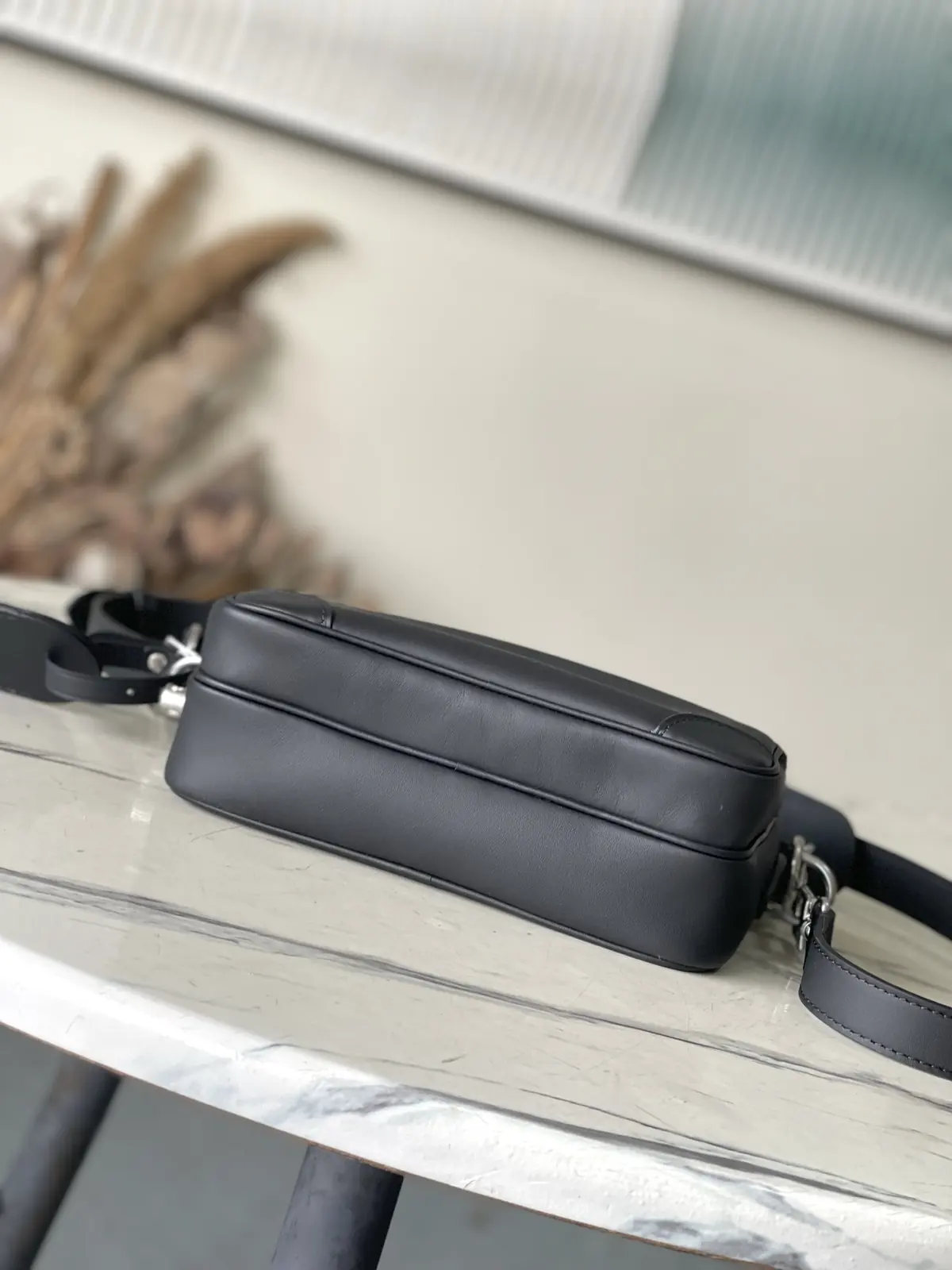LV Style Black Leather Bag Lookbook Reference image 4