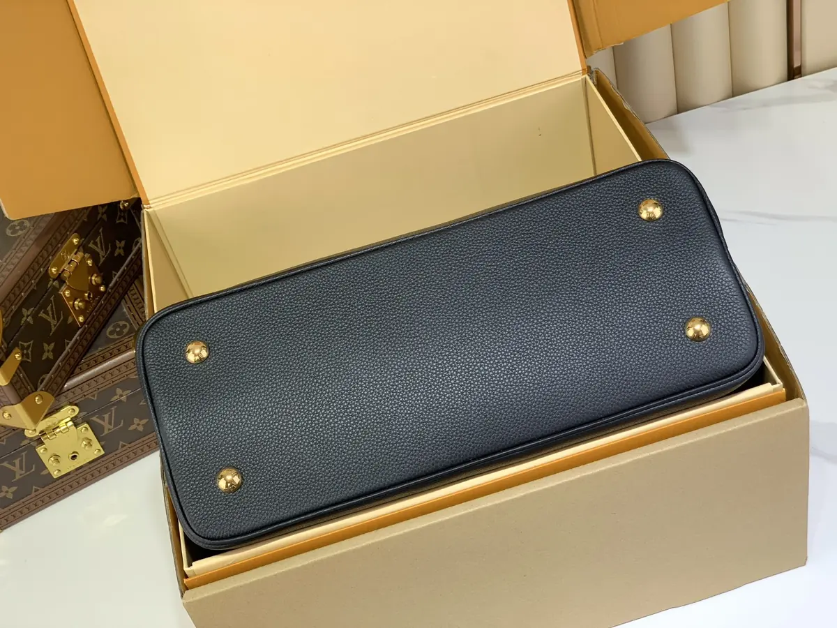LV Style Black Leather Crossbody Bag Lookbook Reference image 4