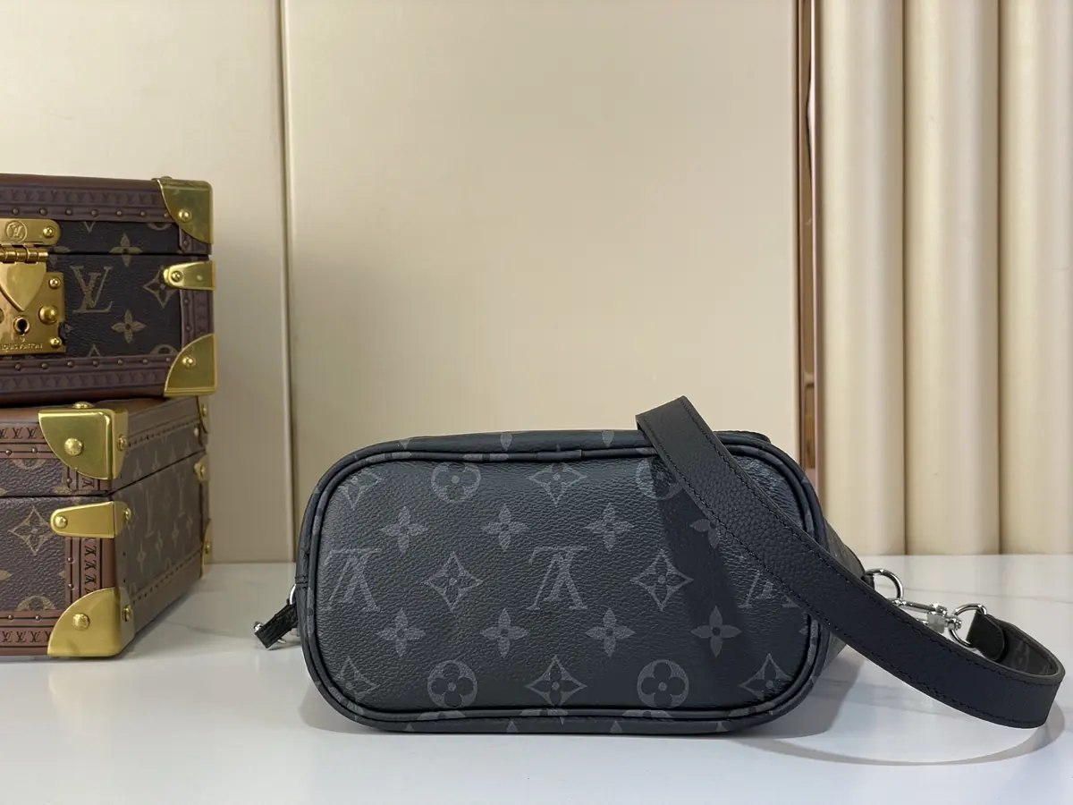 LV Style Black Leather Shoulder Bag Bags Shoulder Bag detail image 4 from source 738341