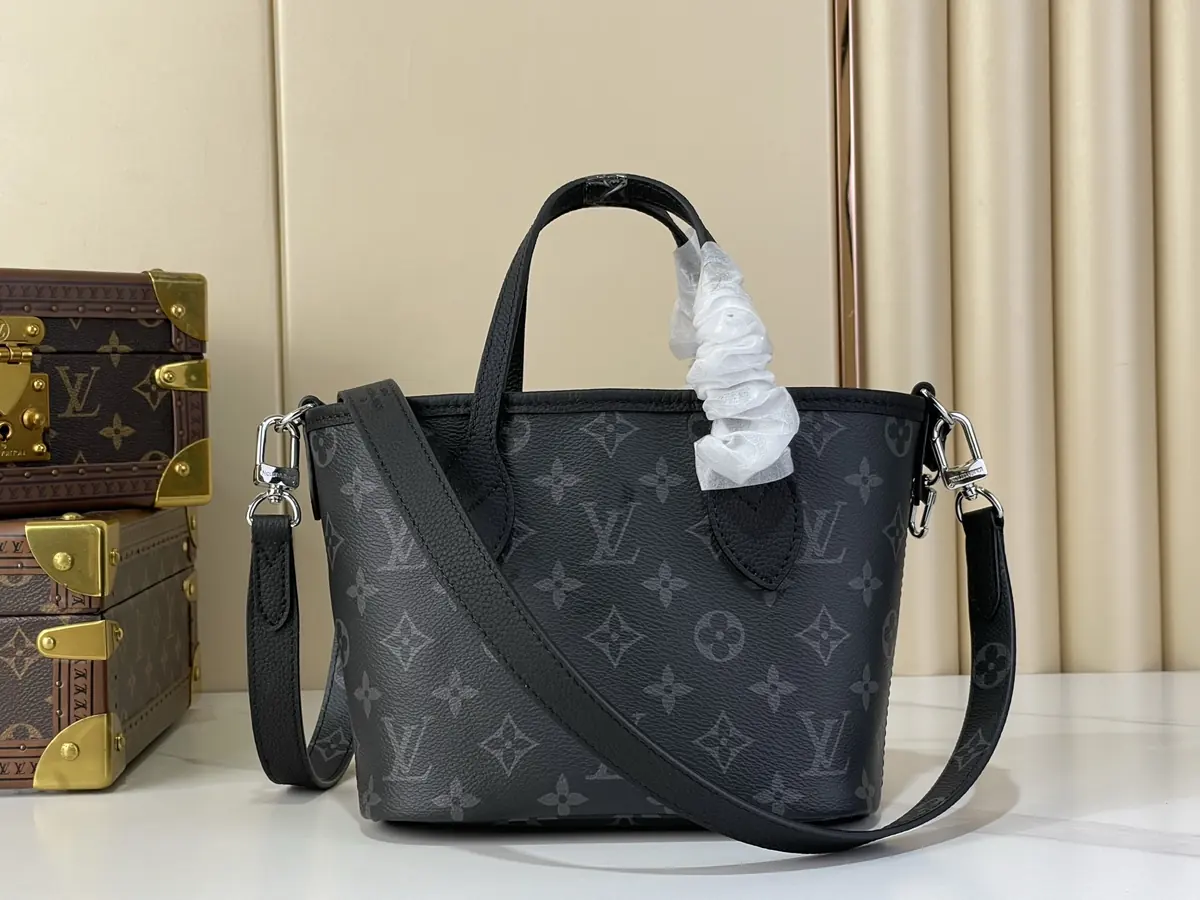 LV Style Black Leather Shoulder Bag Bags Shoulder Bag detail image 8 from source 738341