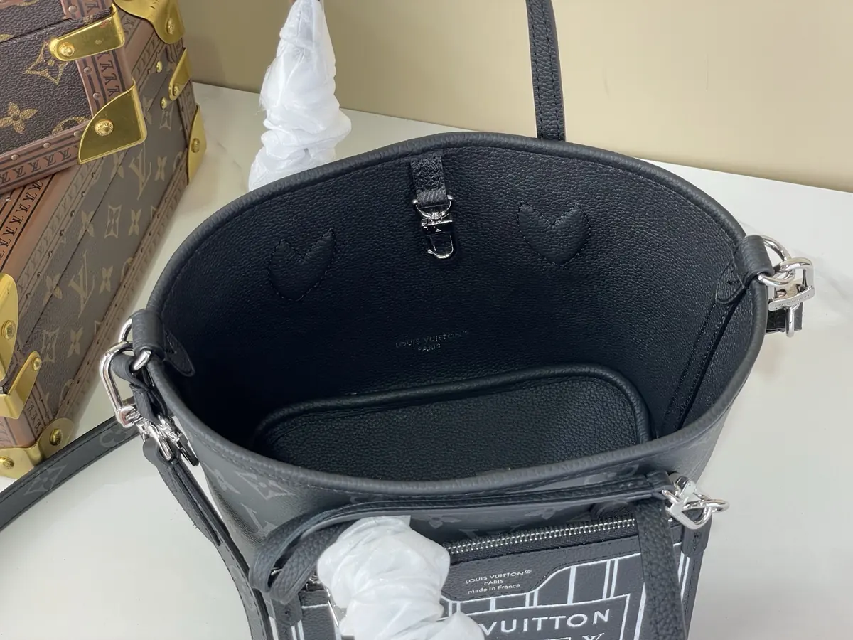 LV Style Black Leather Shoulder Bag Bags Shoulder Bag detail image 9 from source 738341
