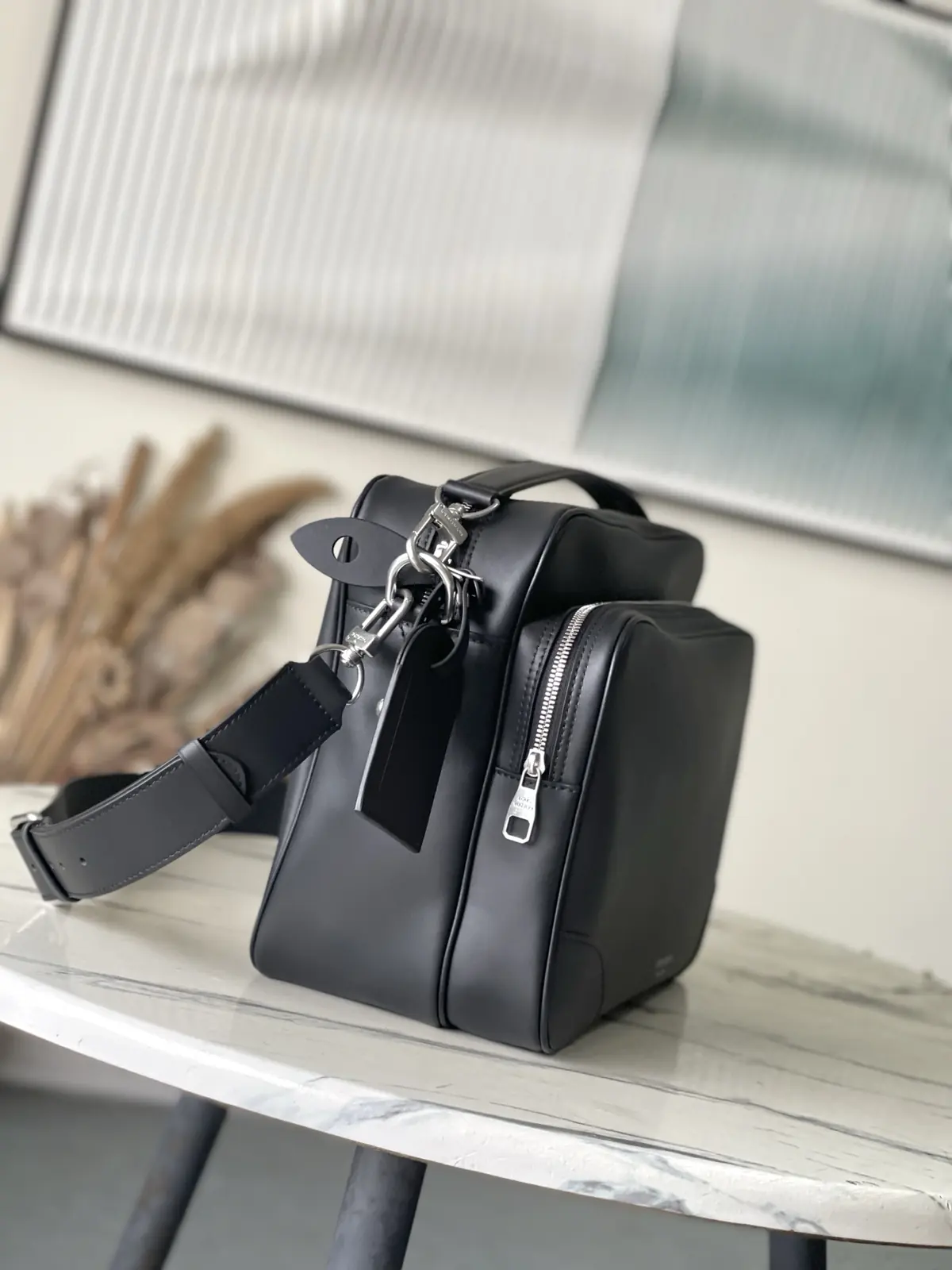 LV Style Black Leather Shoulder Bag Lookbook Reference image 2