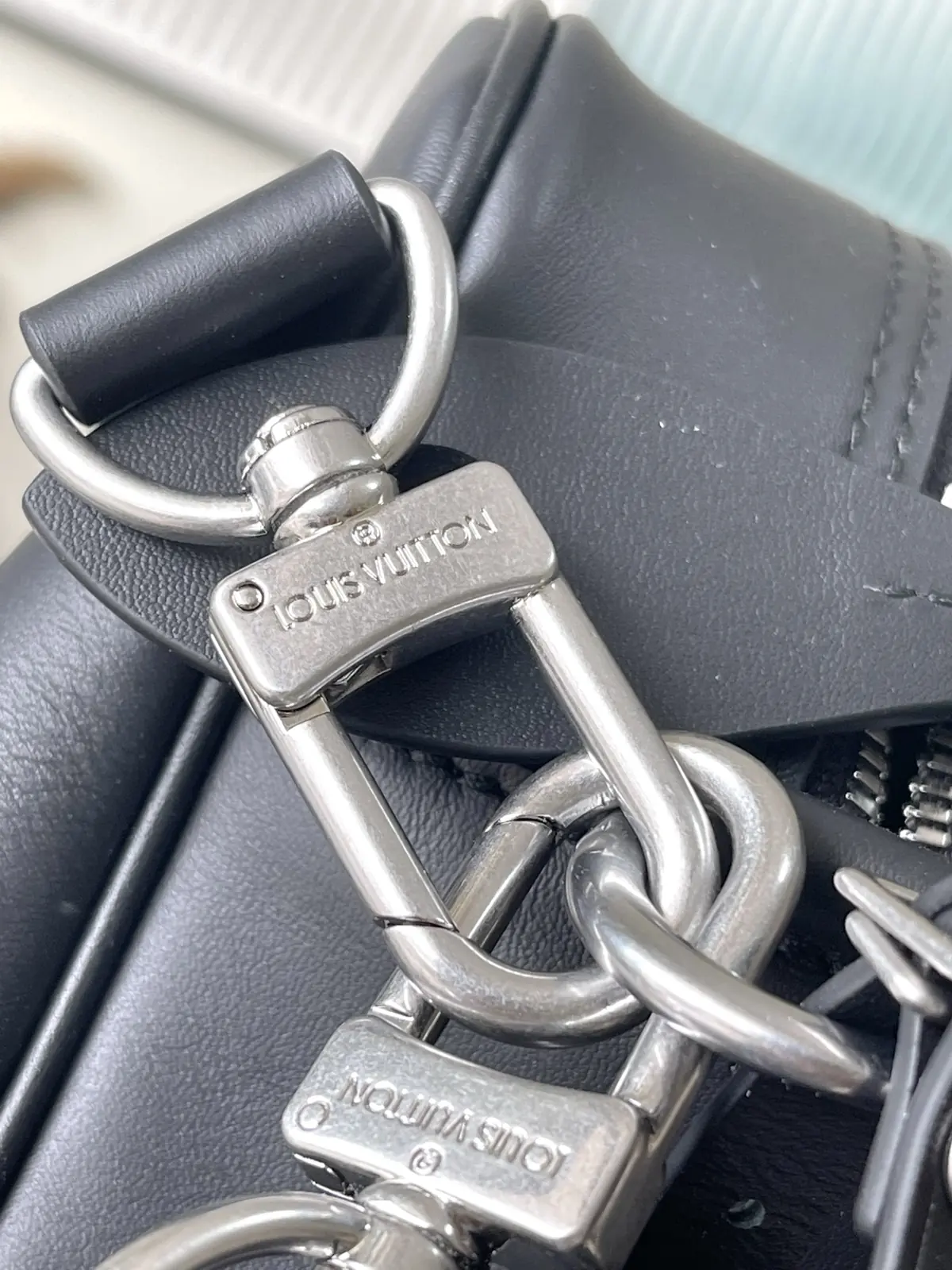 LV Style Black Leather Shoulder Bag Lookbook Reference image 6
