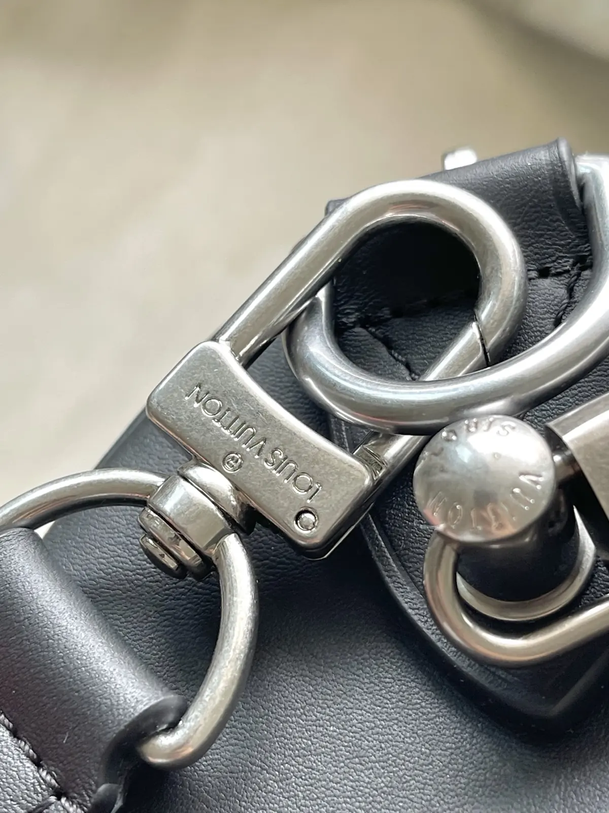 LV Style Black Leather Shoulder Bag Lookbook Reference image 6