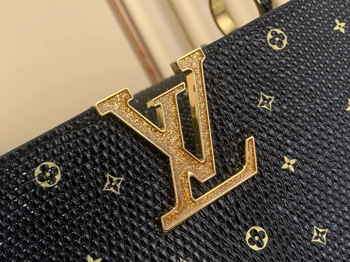 LV Style Black Leather Top Handle Bag Lookbook Reference image 5