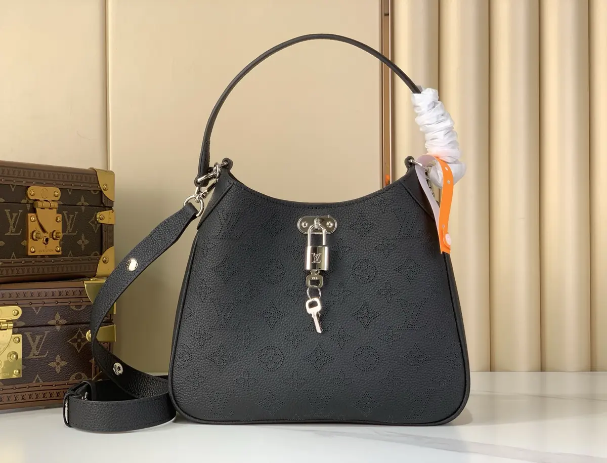 LV Style Black Leather Top Handle Bag Lookbook Reference image 1
