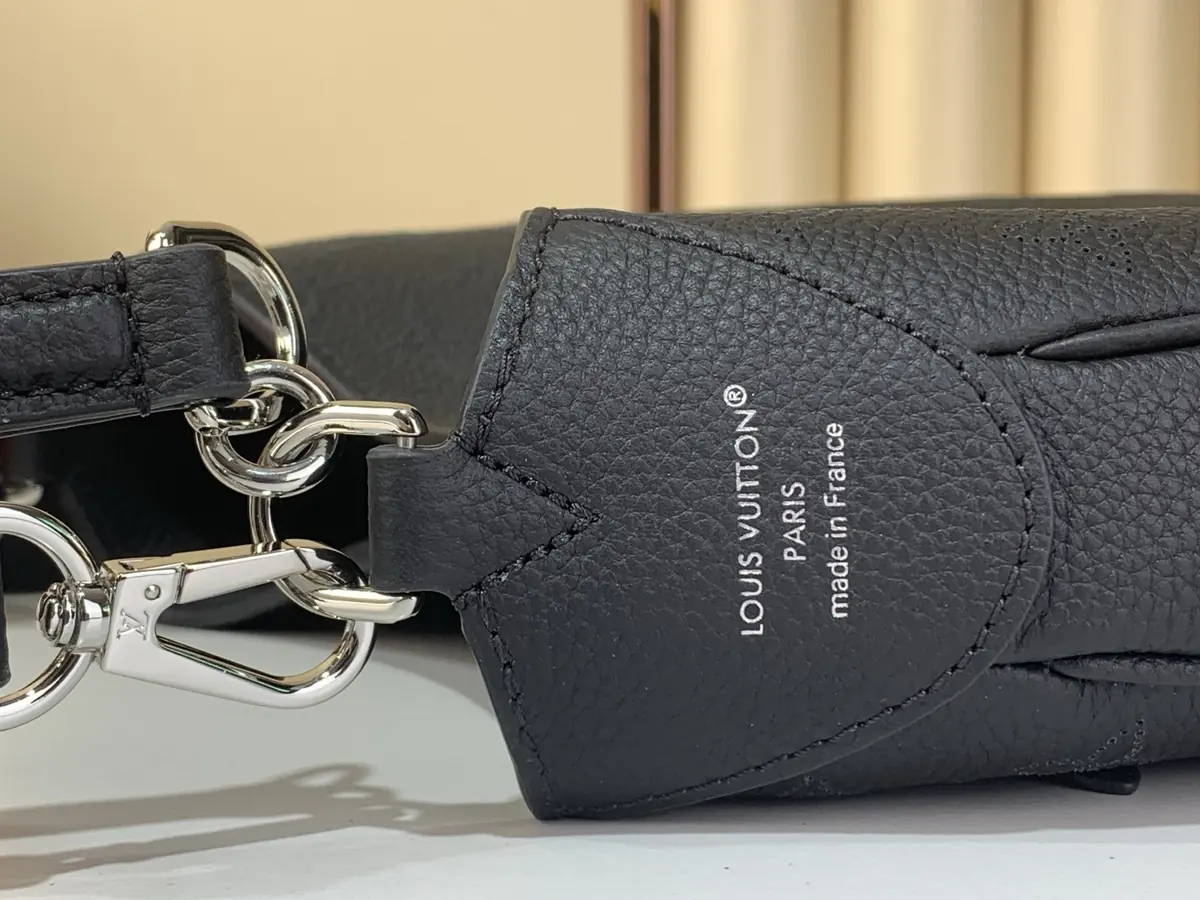 LV Style Black Leather Top Handle Bag Lookbook Reference image 6