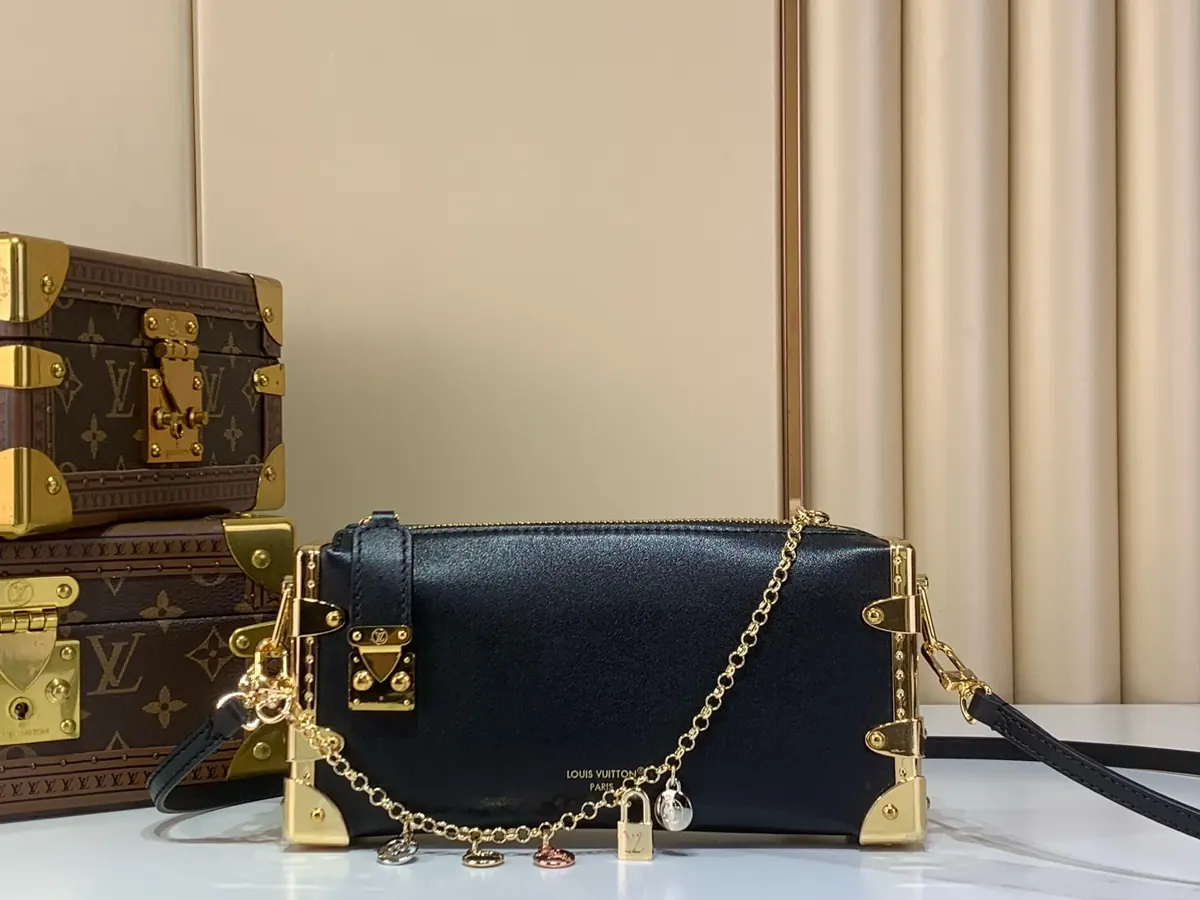 LV Style Black Leather Top Handle Bag style reference detail image 1 from source 787668