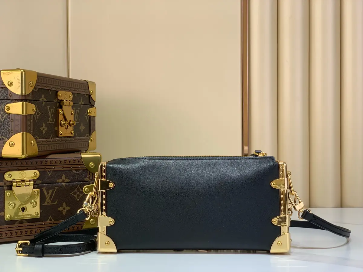 LV Style Black Leather Top Handle Bag style reference detail image 3 from source 787668
