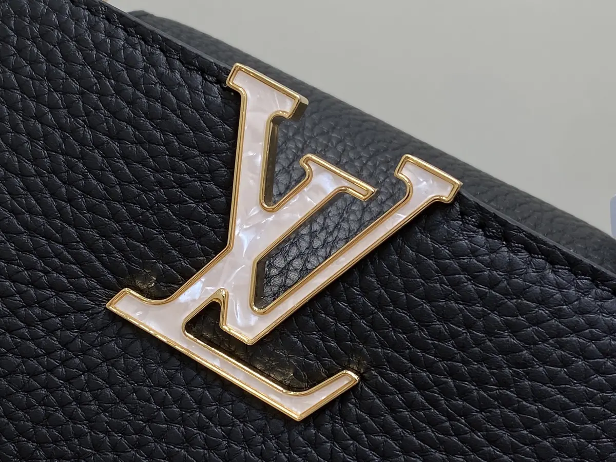 LV Style Black Leather Top Handle Bag style reference detail image 5 from source 787671