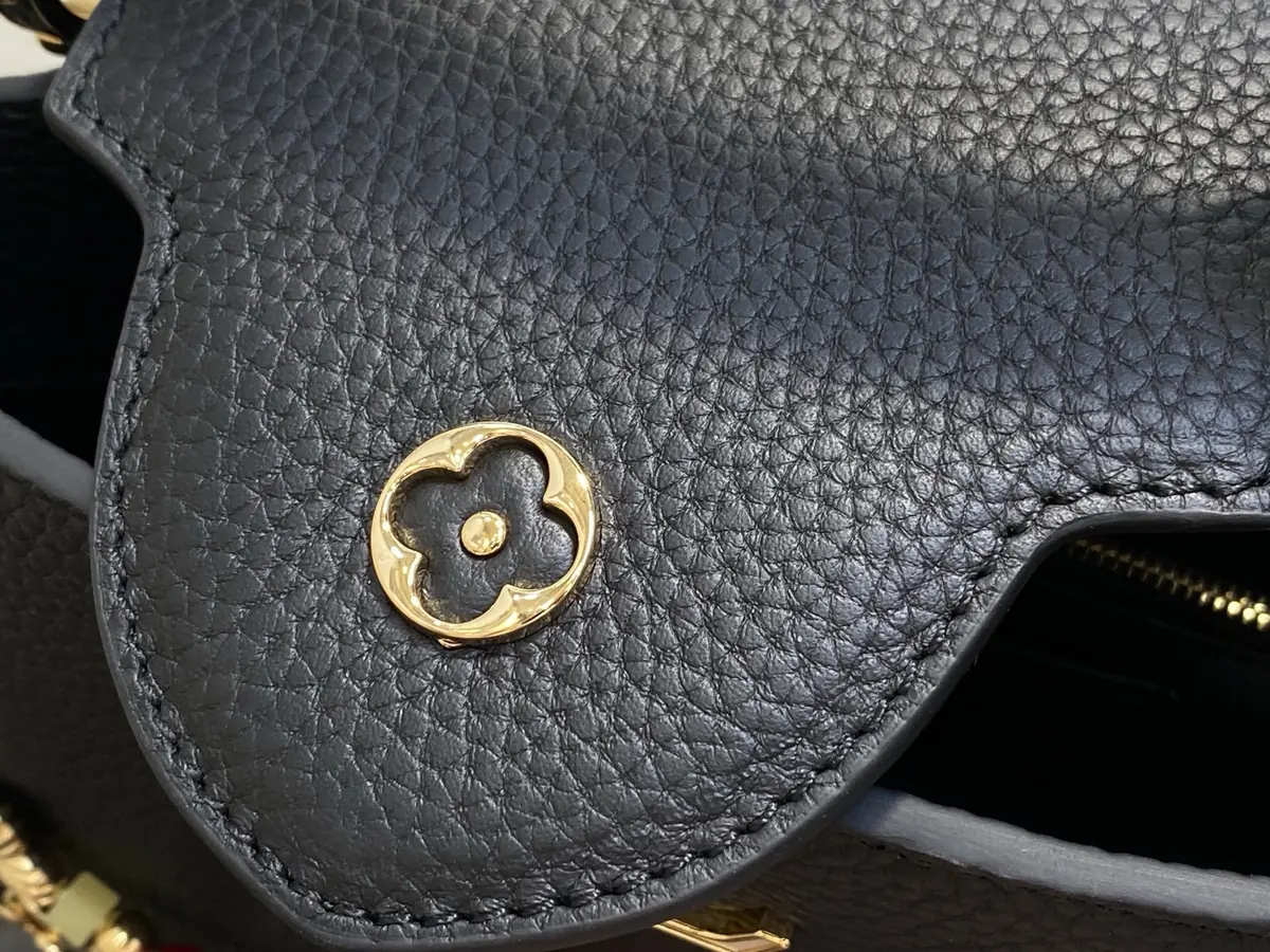 LV Style Black Leather Top Handle Bag style reference detail image 8 from source 787671