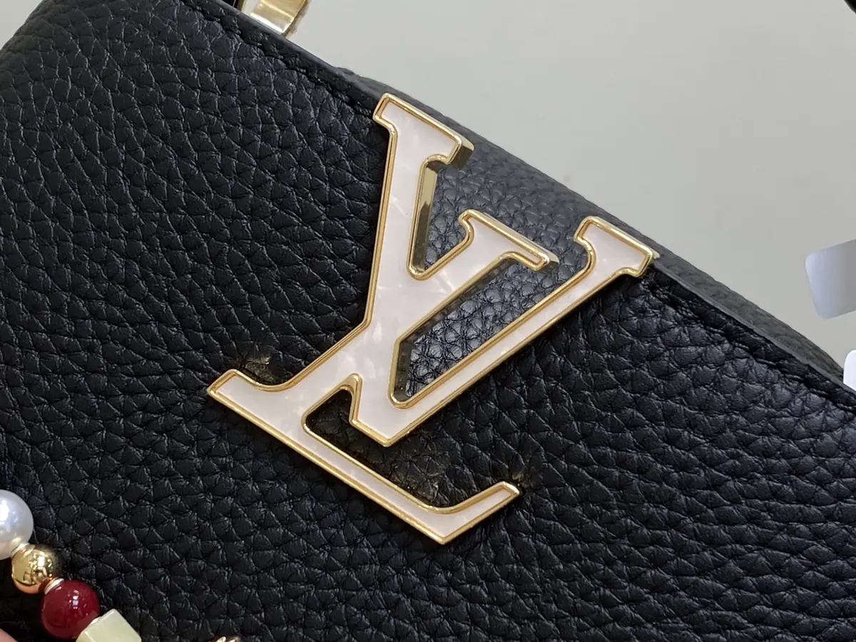 LV Style Black Leather Top Handle Bag style reference detail image 5 from source 787672