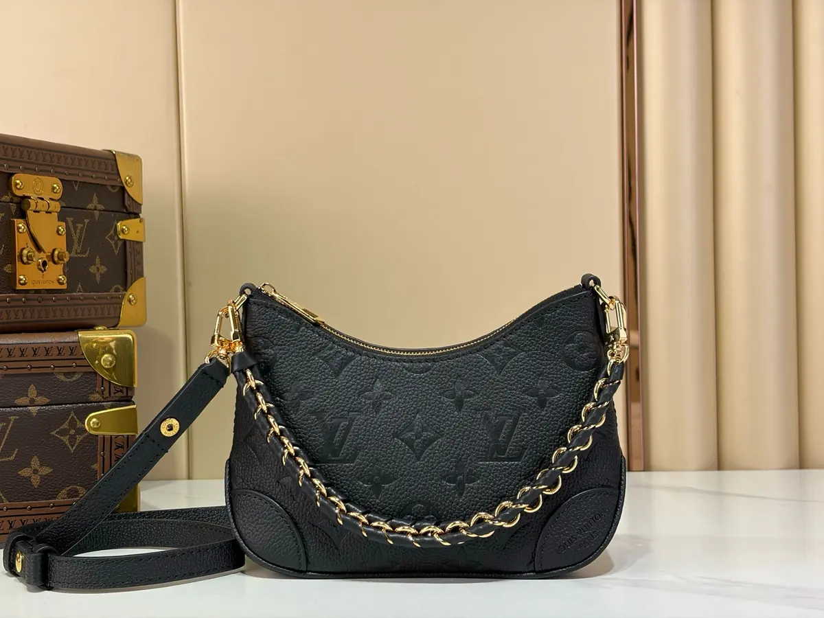 LV Style Black Leather Top Handle Bag style reference detail image 1 from source 787682