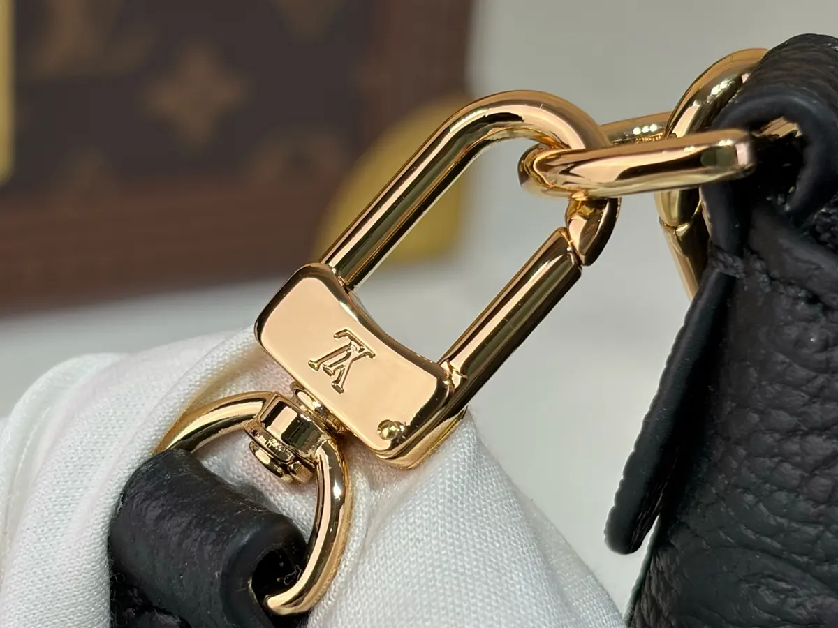 LV Style Black Leather Top Handle Bag style reference detail image 7 from source 787682