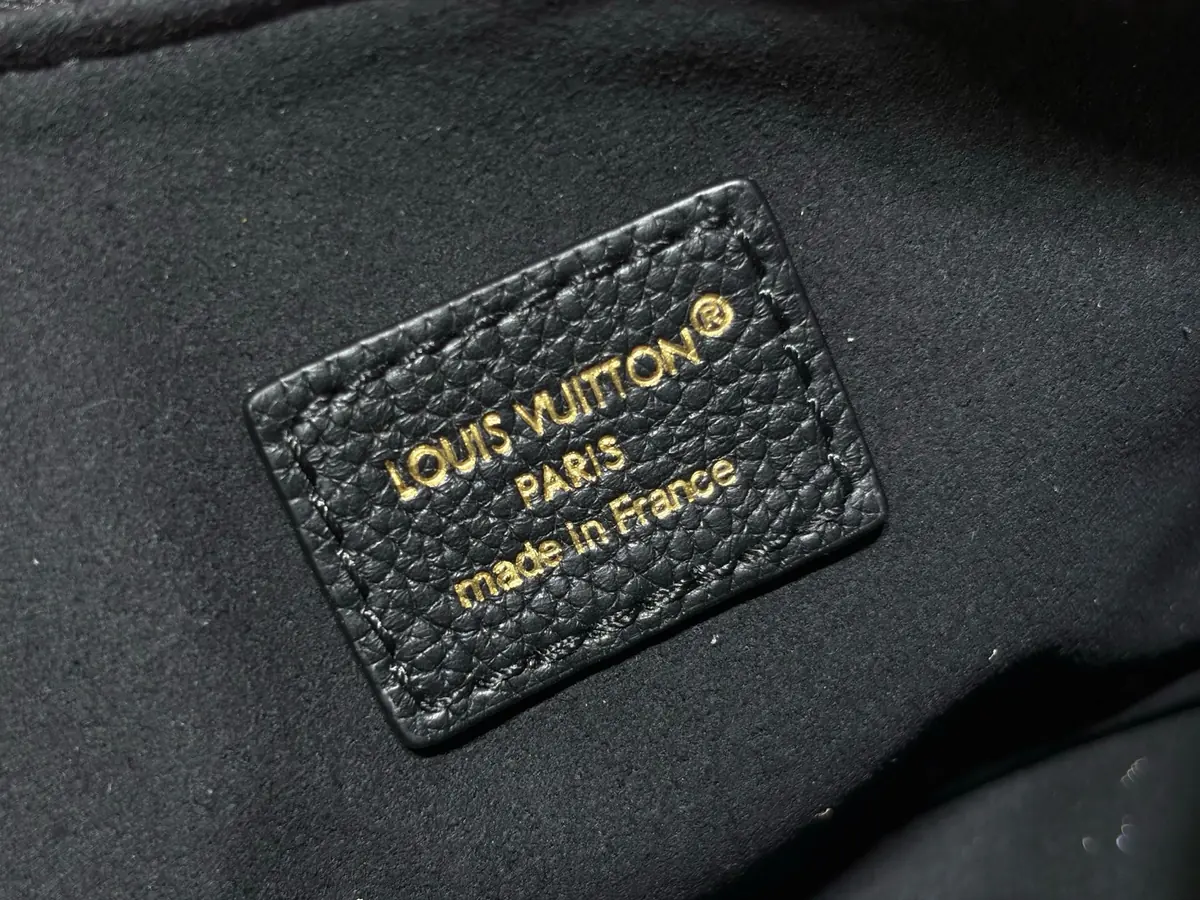 LV Style Black Leather Top Handle Bag style reference detail image 8 from source 787682