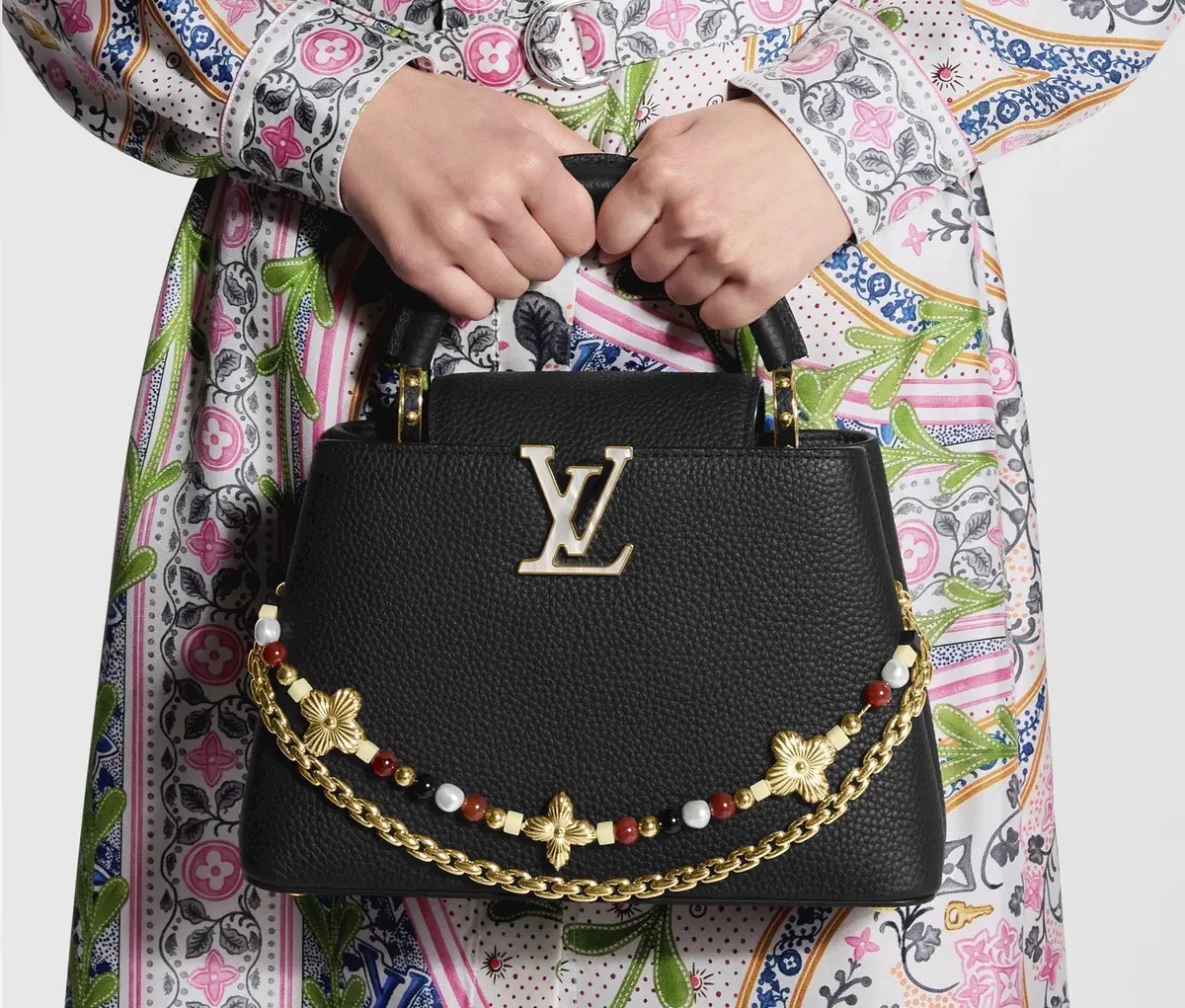 LV Style Black Leather Top Handle Bag style reference detail image 7 from source 787688