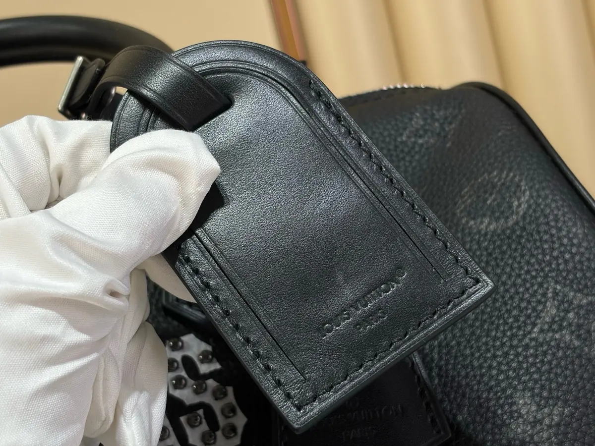LV Style Black Leather Top Handle Bag style reference detail image 4 from source 787697