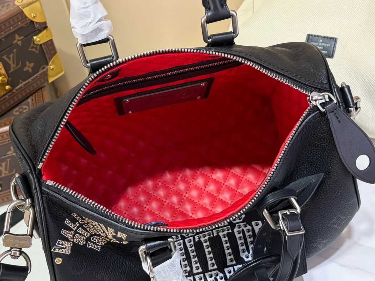 LV Style Black Leather Top Handle Bag style reference detail image 8 from source 787697