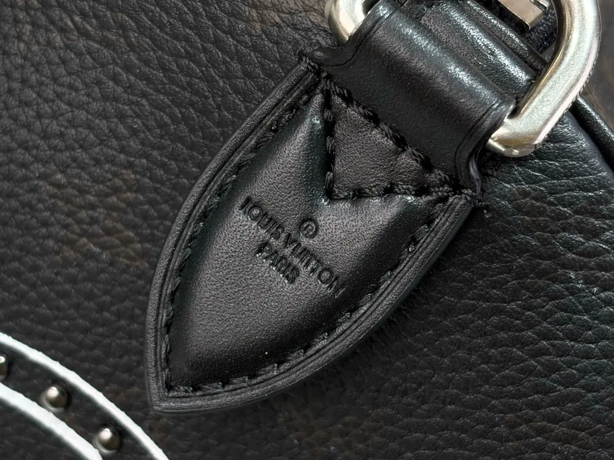 LV Style Black Leather Top Handle Bag style reference detail image 9 from source 787697