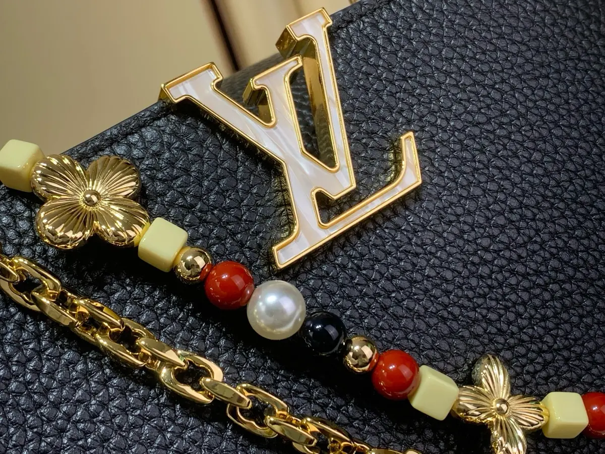 LV Style Black Leather Top Handle Bag style reference detail image 5 from source 787699