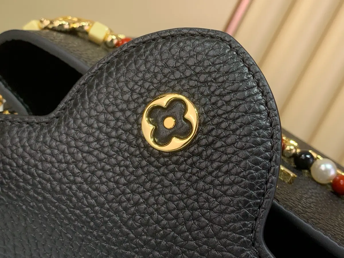 LV Style Black Leather Top Handle Bag style reference detail image 7 from source 787699