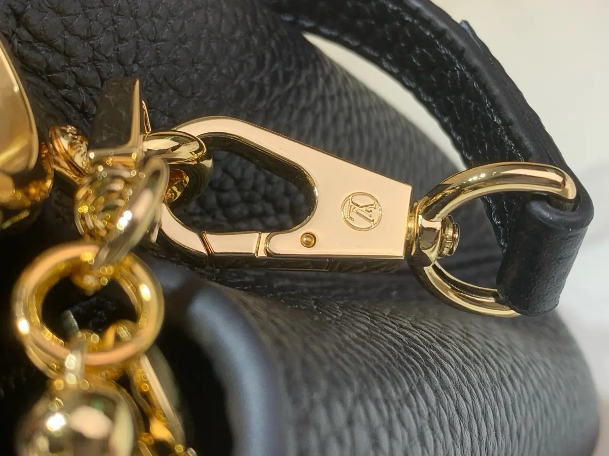 LV Style Black Leather Top Handle Bag style reference detail image 5 from source 787700