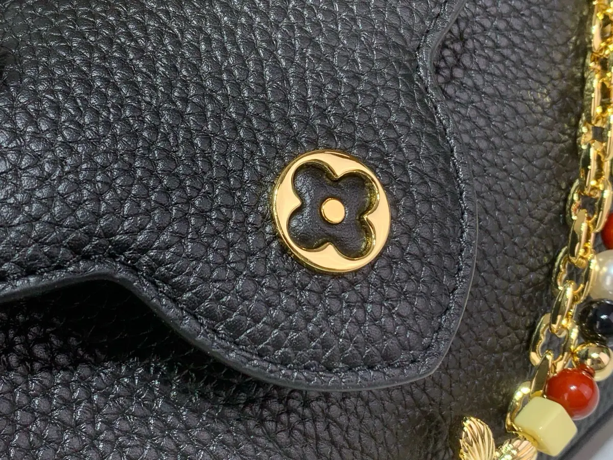 LV Style Black Leather Top Handle Bag style reference detail image 6 from source 787700