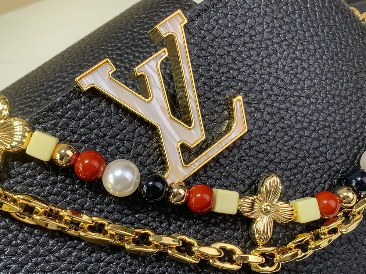 LV Style Black Leather Top Handle Bag style reference detail image 5 from source 787701