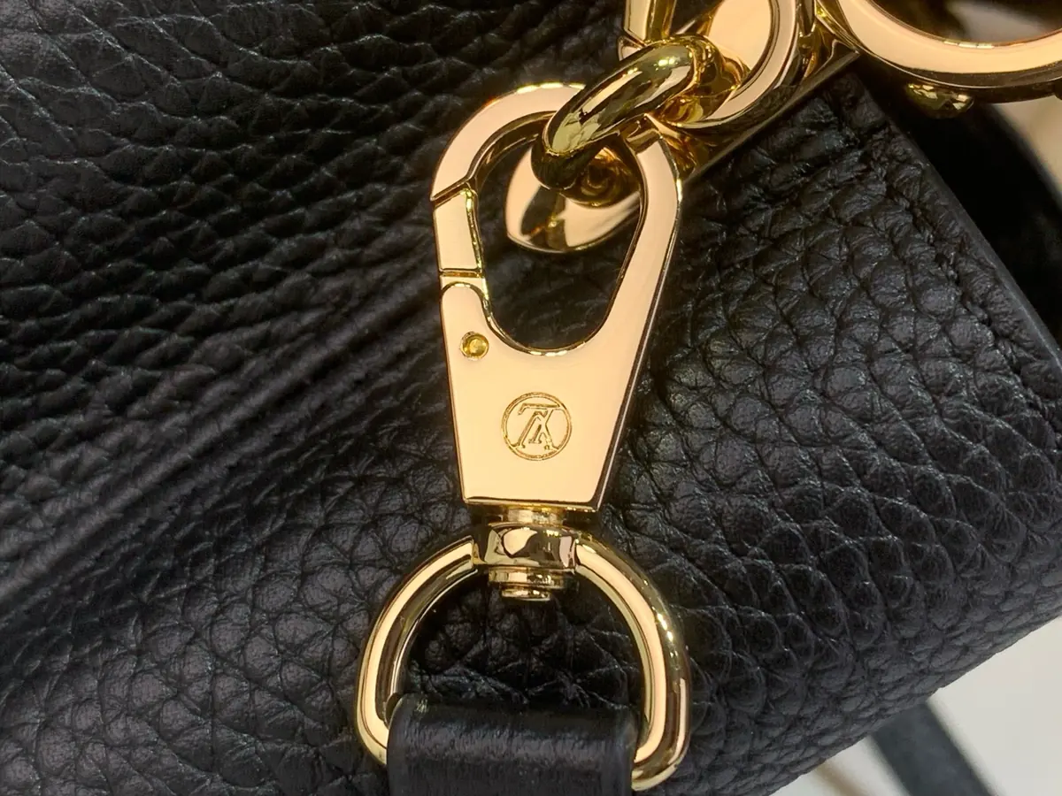 LV Style Black Leather Top Handle Bag style reference detail image 6 from source 787701