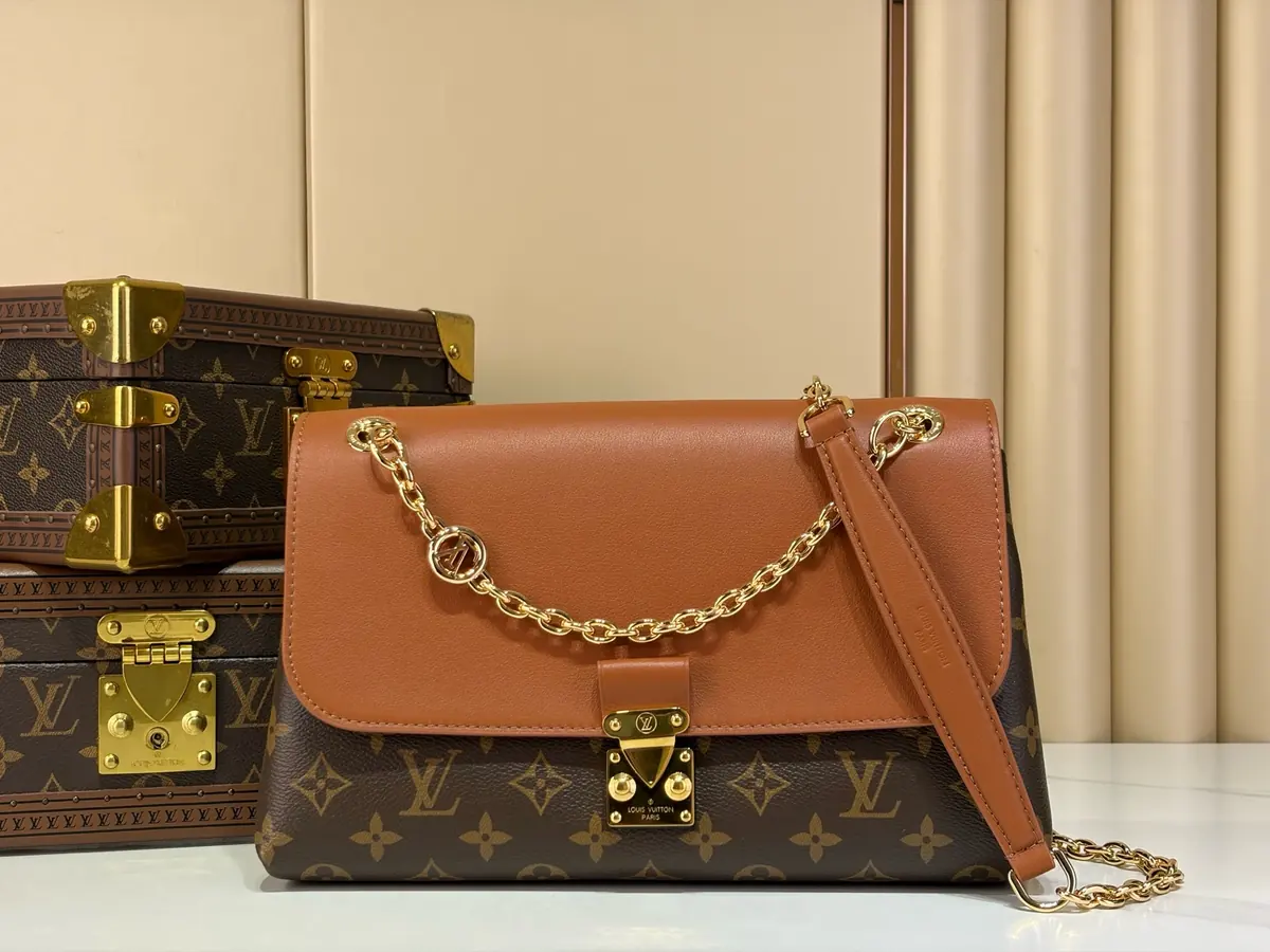 LV Style Black Leather Top Handle Bag style reference detail image 1 from source 787710