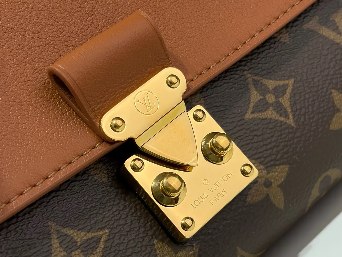 LV Style Black Leather Top Handle Bag style reference detail image 6 from source 787710