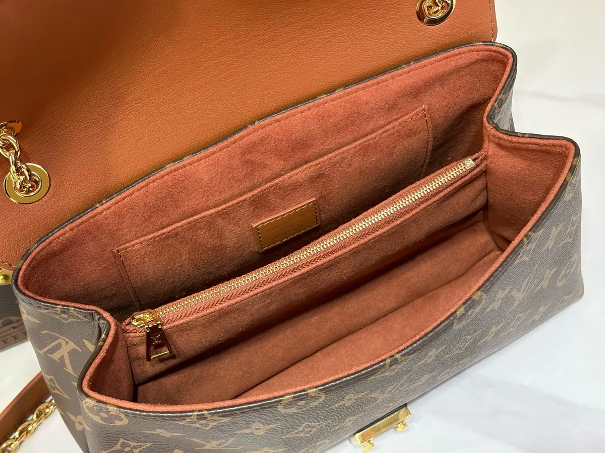 LV Style Black Leather Top Handle Bag style reference detail image 8 from source 787710