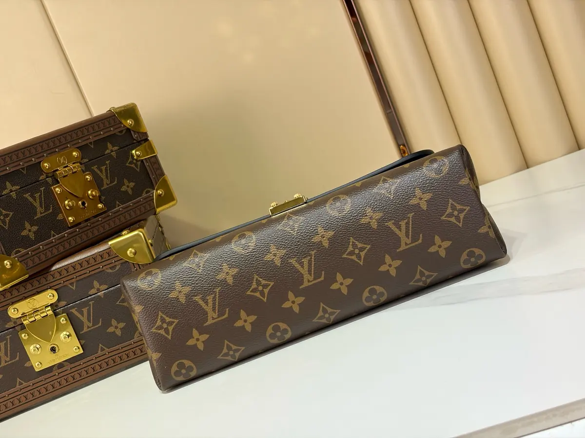 LV Style Black Leather Top Handle Bag style reference detail image 4 from source 787711