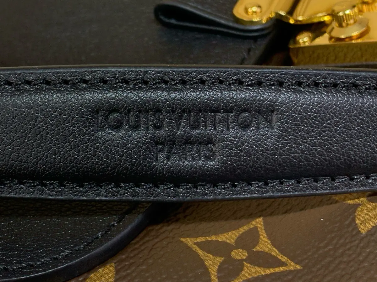 LV Style Black Leather Top Handle Bag style reference detail image 5 from source 787712