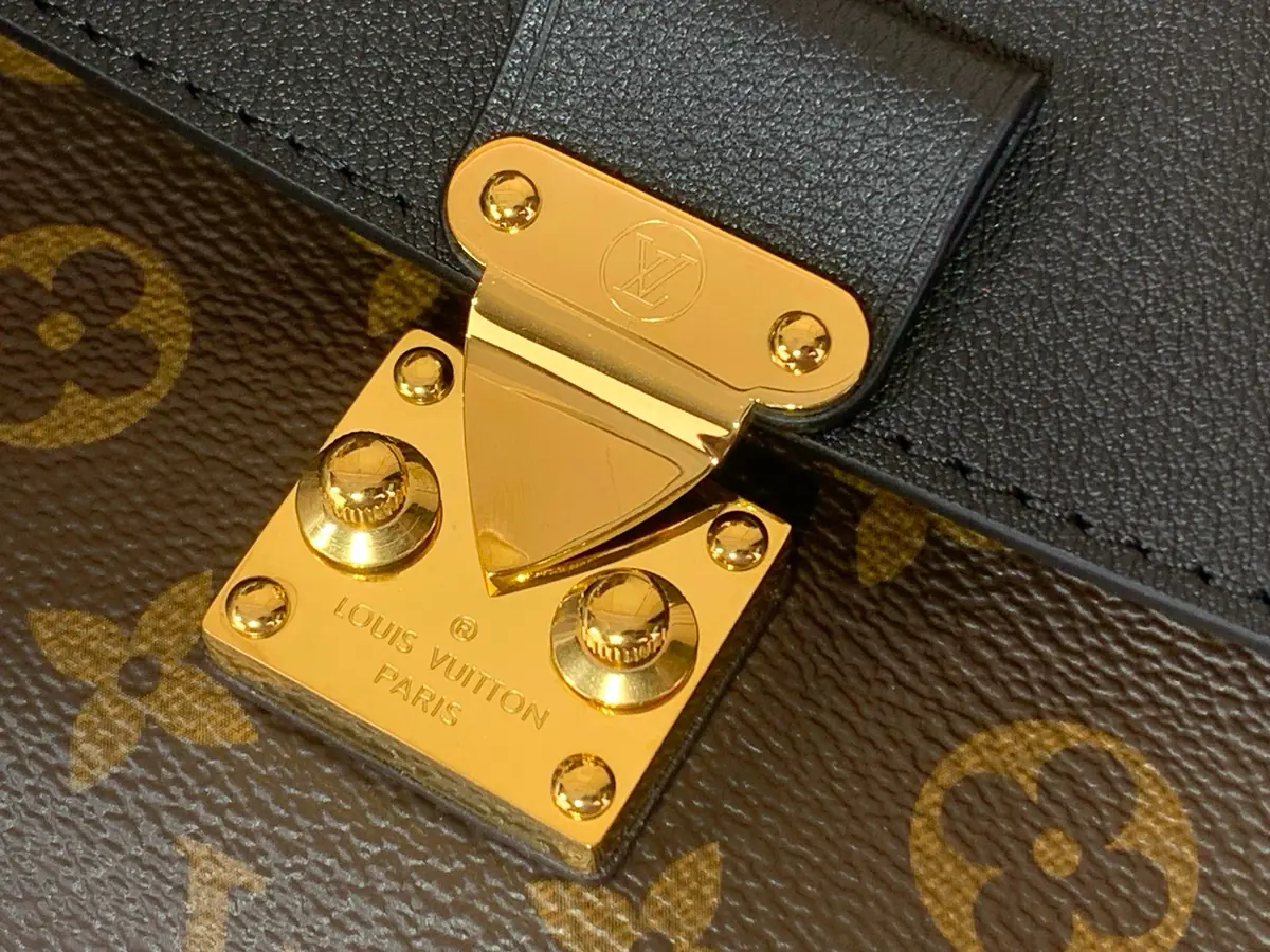 LV Style Black Leather Top Handle Bag style reference detail image 7 from source 787712