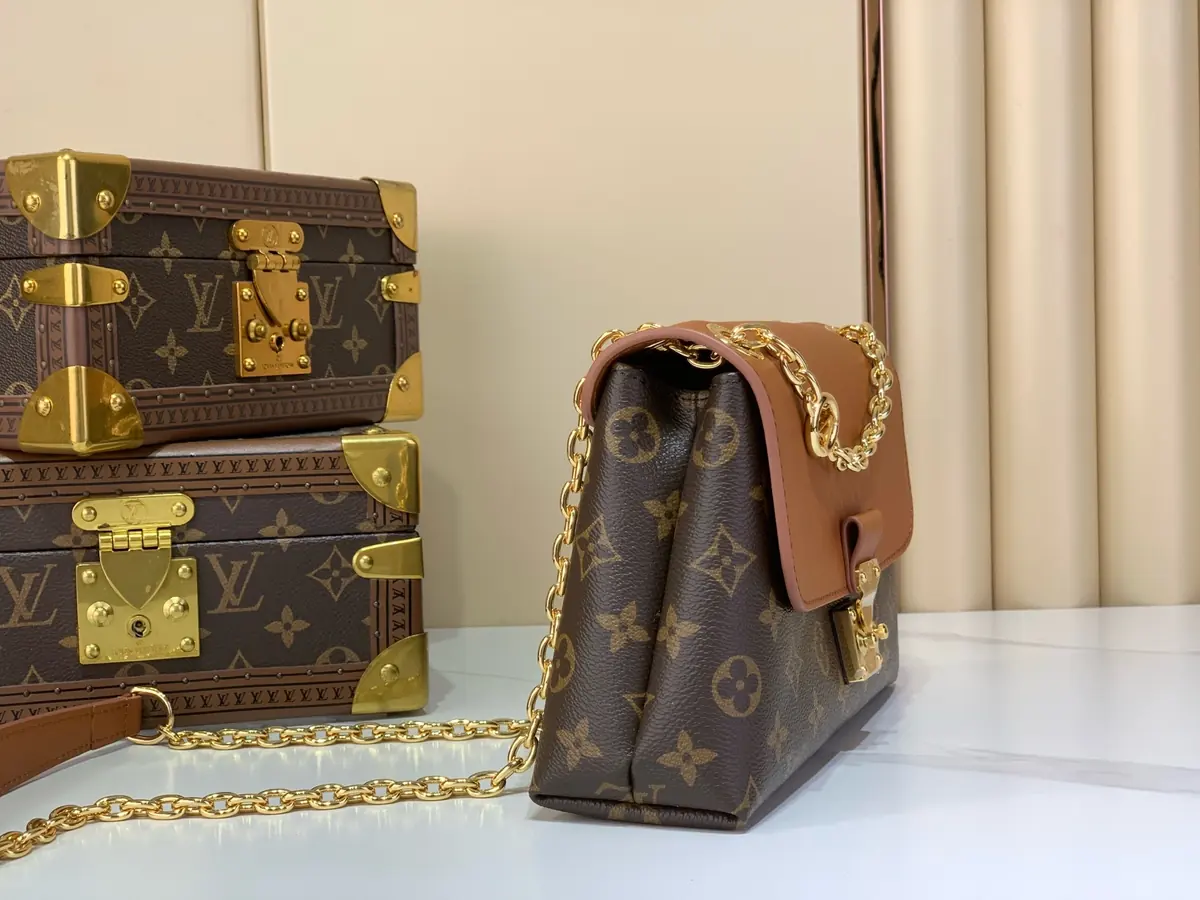 LV Style Black Leather Top Handle Bag style reference detail image 2 from source 787713